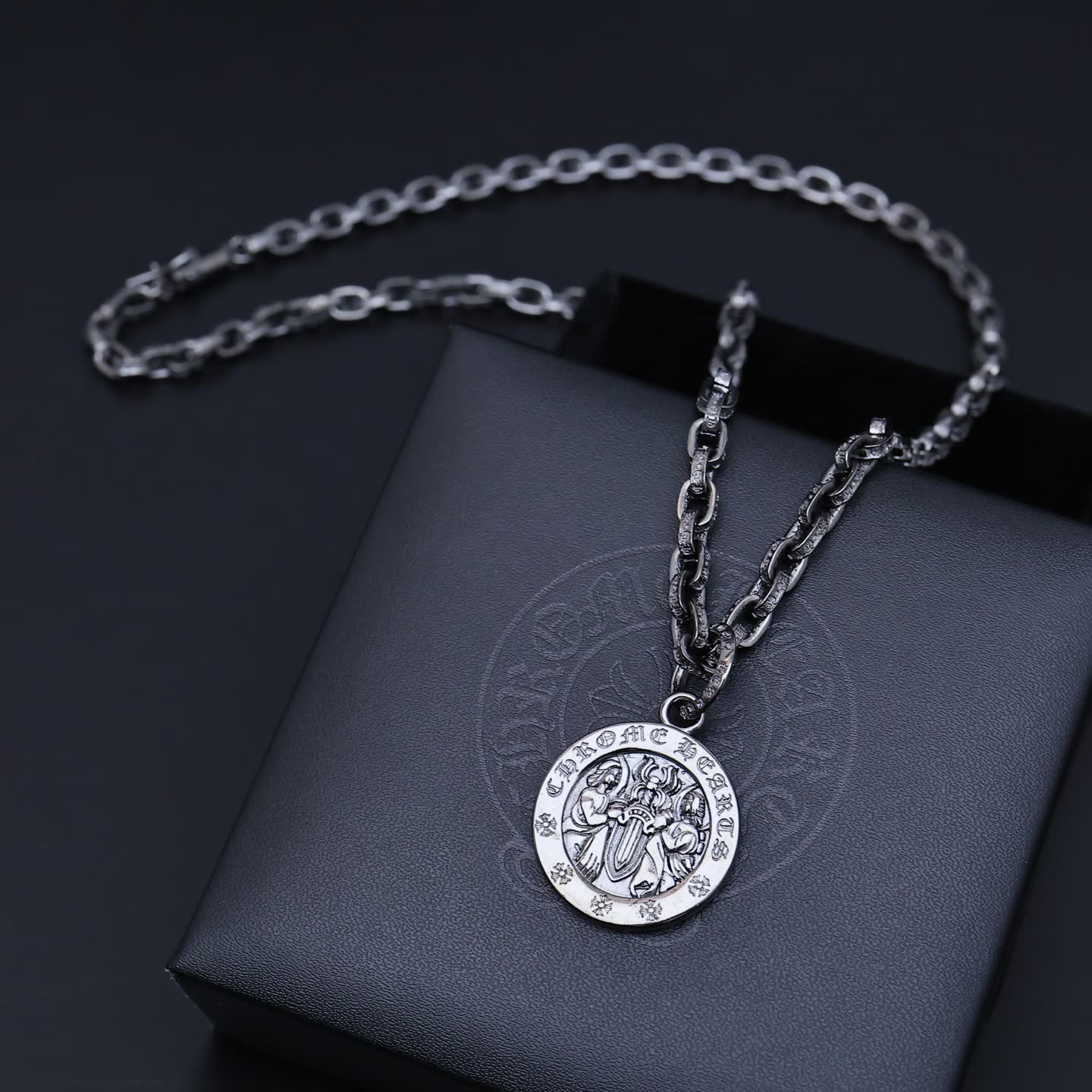 Chrome Hearts Silver Chain with Medallion